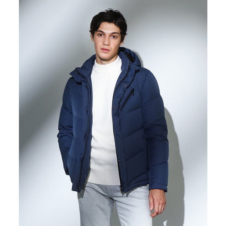 【撥水/リサイクル素材】ECOペットWRツイル ダウンブルゾン | MK MICHEL KLEIN homme | 詳細画像2 