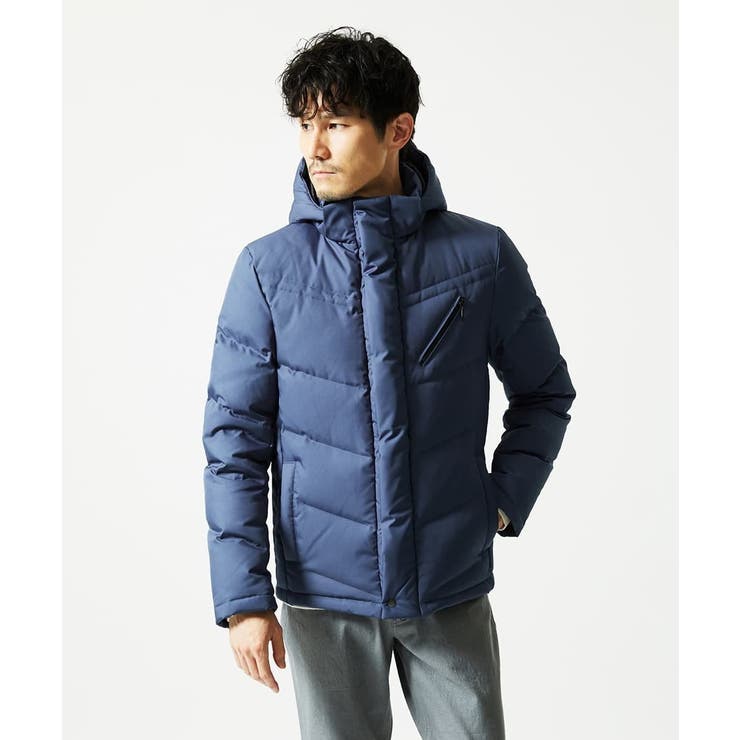 【撥水/リサイクル素材】ECOペットWRツイル ダウンブルゾン | MK MICHEL KLEIN homme | 詳細画像8 