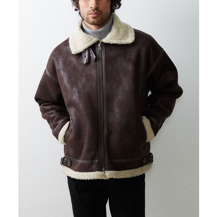 フェイクムートンブルゾン[品番：ITKW0009982]｜MK MICHEL KLEIN homme 
