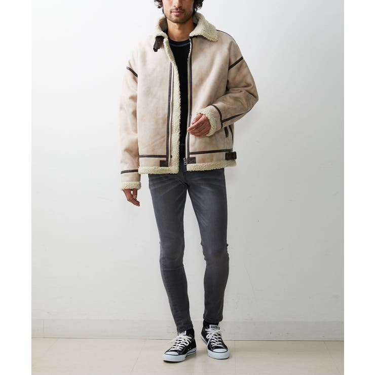 フェイクムートンブルゾン[品番：ITKW0009982]｜MK MICHEL KLEIN homme 