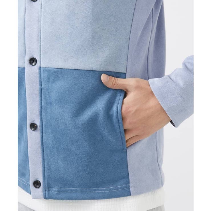 【洗える】スエードジャージ / フェイクレイヤードパーカー | MK MICHEL KLEIN homme | 詳細画像11 