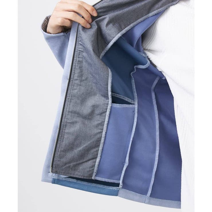 【洗える】スエードジャージ / フェイクレイヤードパーカー | MK MICHEL KLEIN homme | 詳細画像16 