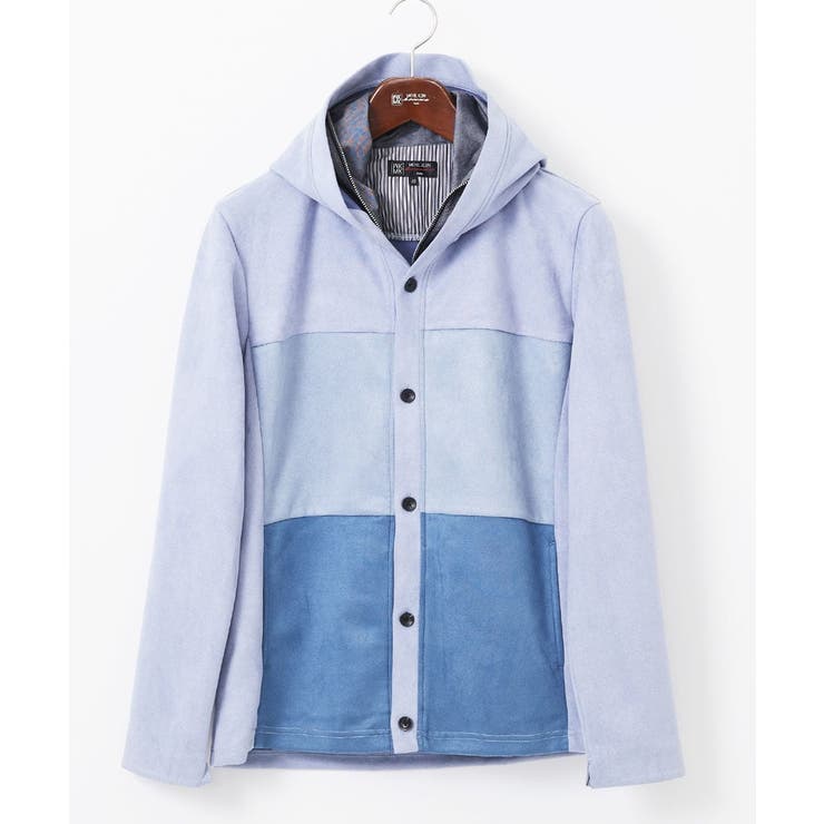 【洗える】スエードジャージ / フェイクレイヤードパーカー | MK MICHEL KLEIN homme | 詳細画像17 