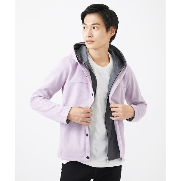 【洗える】スエードジャージ / フェイクレイヤードパーカー | MK MICHEL KLEIN homme | 詳細画像21 