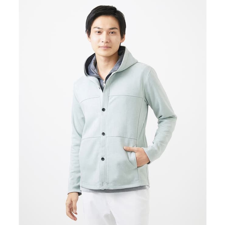 【洗える】スエードジャージ / フェイクレイヤードパーカー | MK MICHEL KLEIN homme | 詳細画像27 