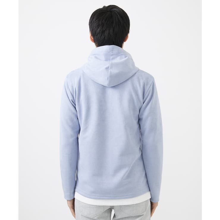 【洗える】スエードジャージ / フェイクレイヤードパーカー | MK MICHEL KLEIN homme | 詳細画像8 