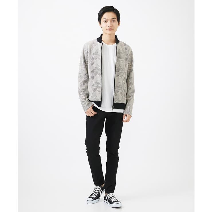 【洗える】ダイヤジオメトリック柄ブルゾン | MK MICHEL KLEIN homme | 詳細画像19 
