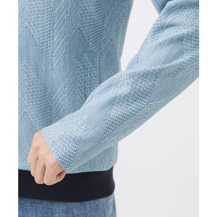 【洗える】ダイヤジオメトリック柄ブルゾン | MK MICHEL KLEIN homme | 詳細画像8 