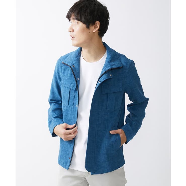 【在庫限り/洗える】スタンドカラーブルゾン/Refiax | MK MICHEL KLEIN homme | 詳細画像13 