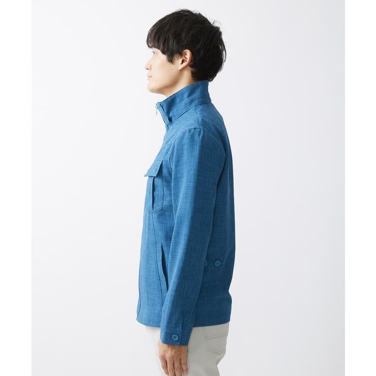 【在庫限り/洗える】スタンドカラーブルゾン/Refiax | MK MICHEL KLEIN homme | 詳細画像16 