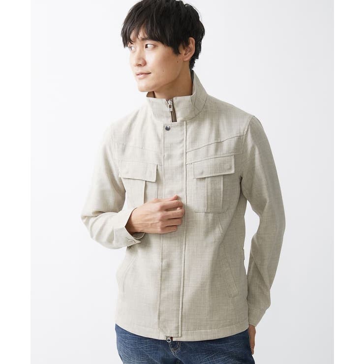 【在庫限り/洗える】スタンドカラーブルゾン/Refiax | MK MICHEL KLEIN homme | 詳細画像31 