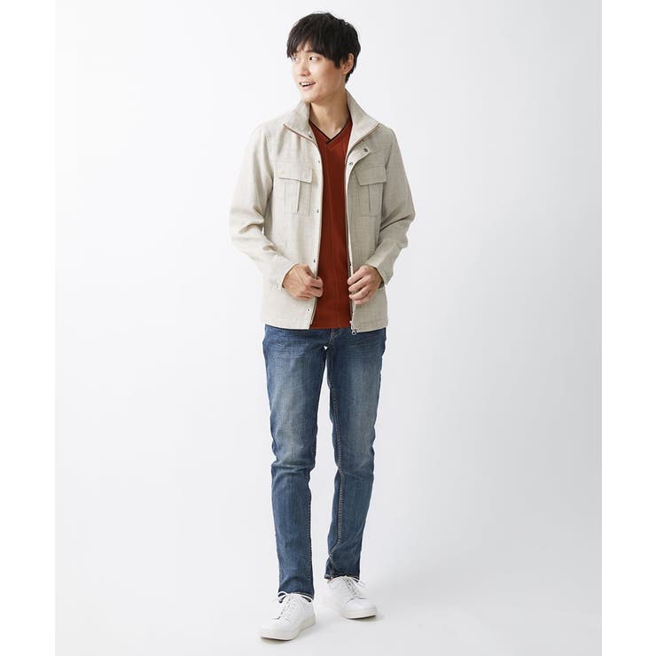 【在庫限り/洗える】スタンドカラーブルゾン/Refiax | MK MICHEL KLEIN homme | 詳細画像33 