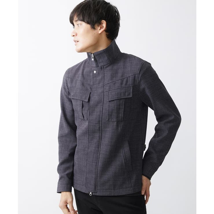 【在庫限り/洗える】スタンドカラーブルゾン/Refiax | MK MICHEL KLEIN homme | 詳細画像38 