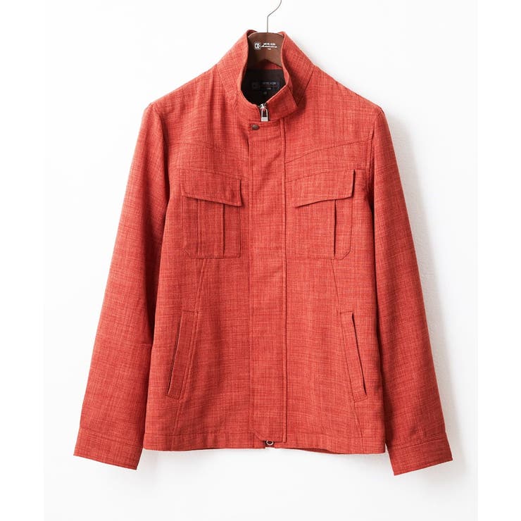 オレンジ(15) | 【在庫限り/洗える】スタンドカラーブルゾン/Refiax | MK MICHEL KLEIN homme