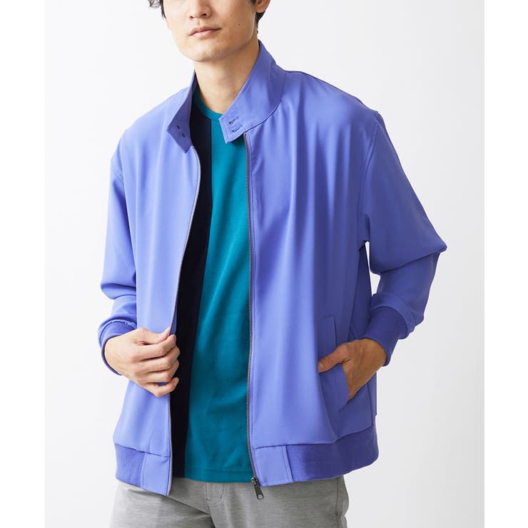 ラベンダー | ドッグイヤーブルゾン / パウダリーストレッチ | MK MICHEL KLEIN homme