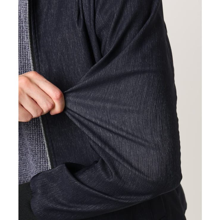 【ストレッチ/撥水機能】COMFUN CLOTH ジップブルゾン | MK MICHEL KLEIN homme | 詳細画像5 