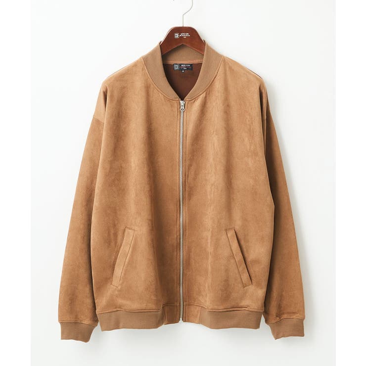 ベージュ | MA-1ブルゾン / ポンチスエードジャージ | MK MICHEL KLEIN homme