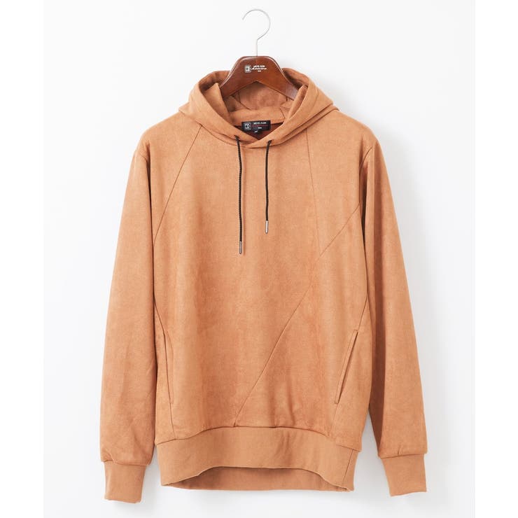 ベージュ | 【残りわずか/秋春兼用】プルオーバーパーカー/ポンチスエード | MK MICHEL KLEIN homme