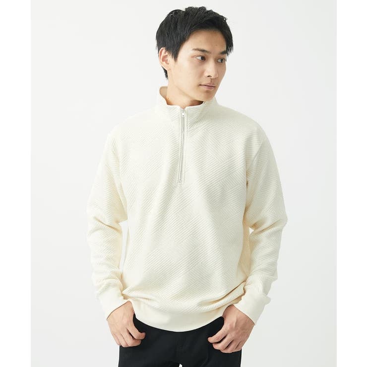 ハーフジッププルオーバー/イントレチャートフクレジャガード | MK MICHEL KLEIN homme | 詳細画像2 
