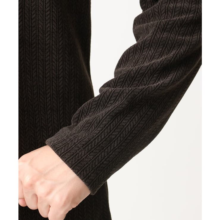 ショールカラーカットソー / モールケーブル | MK MICHEL KLEIN homme | 詳細画像5 