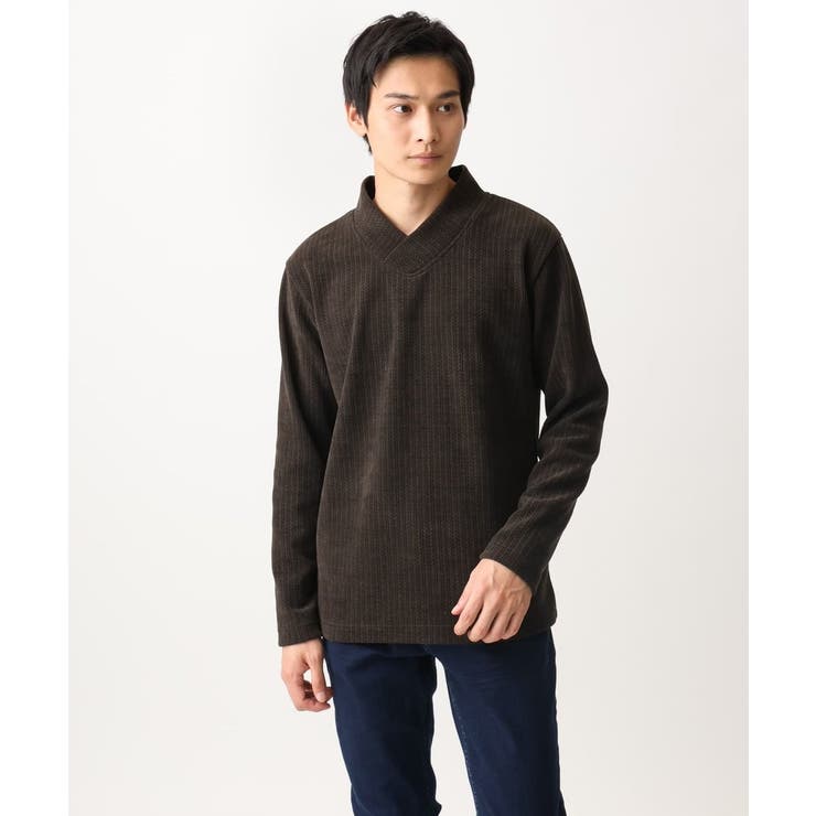 ショールカラーカットソー / モールケーブル | MK MICHEL KLEIN homme | 詳細画像7 