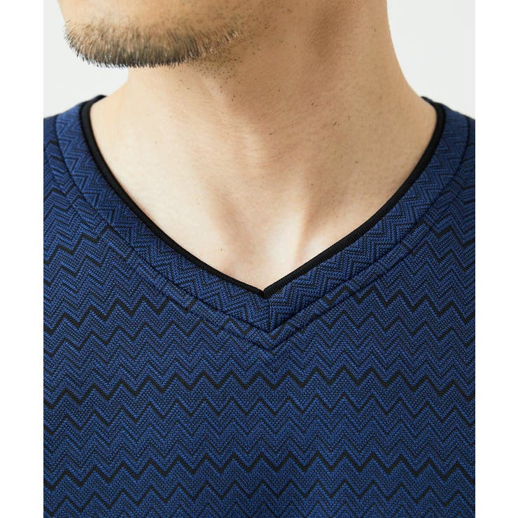 ZIGZAGジャガードカットソー | MK MICHEL KLEIN homme | 詳細画像2 