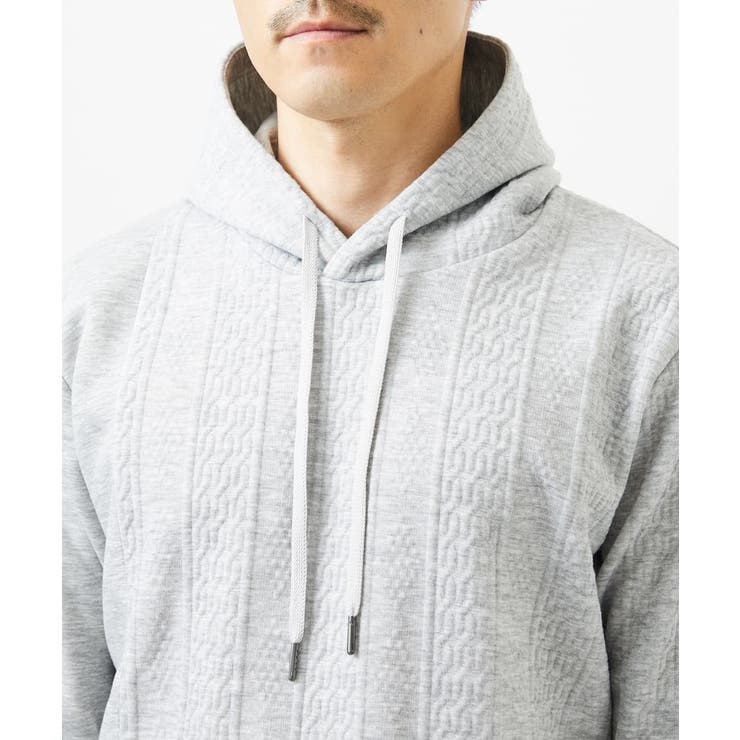 ケーブルニットコンビパーカー | MK MICHEL KLEIN homme | 詳細画像15 