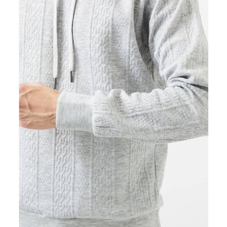 ケーブルニットコンビパーカー | MK MICHEL KLEIN homme | 詳細画像16 