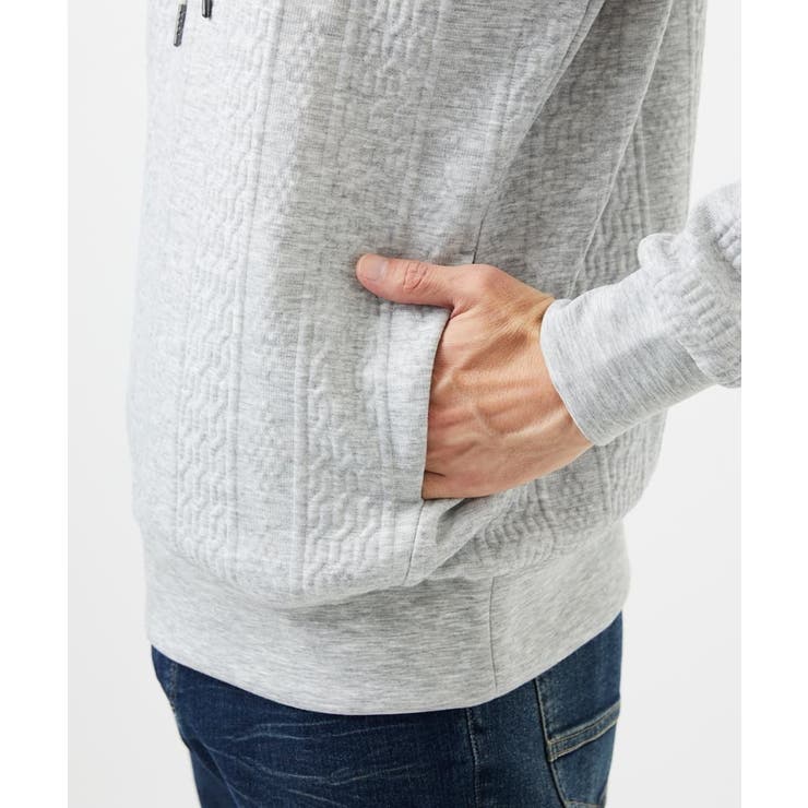 ケーブルニットコンビパーカー | MK MICHEL KLEIN homme | 詳細画像17 