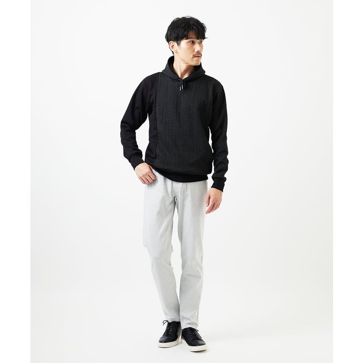 ケーブルニットコンビパーカー | MK MICHEL KLEIN homme | 詳細画像20 