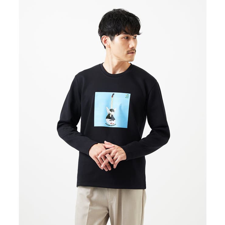 ブラック | 【YASDAQコラボ】FLASHDANCE ロングスリーブカットソー | MK MICHEL KLEIN homme