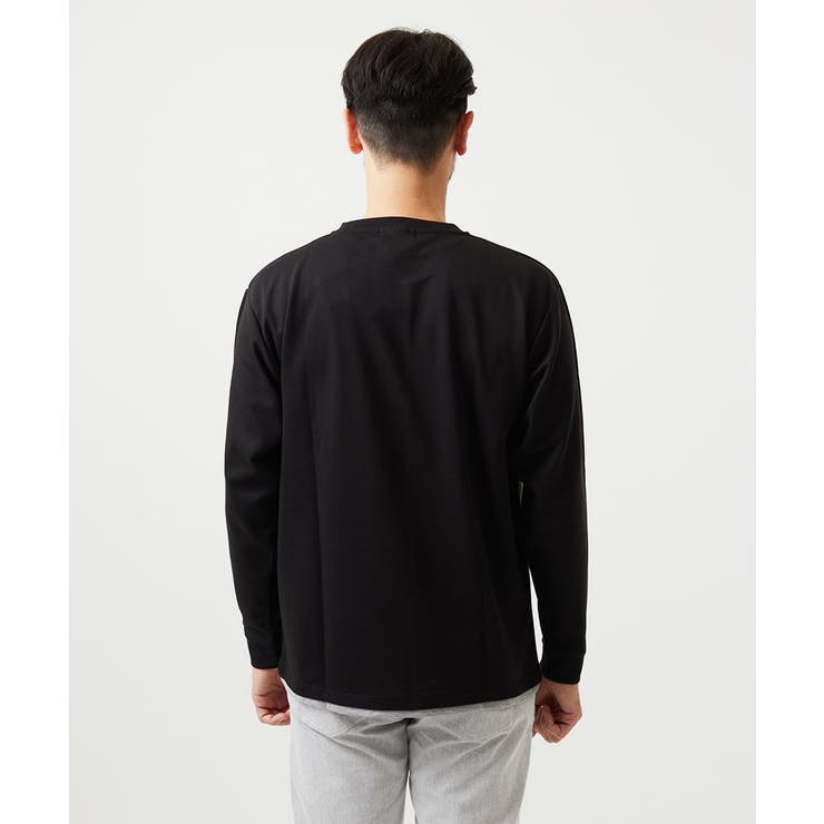 【ゆったりサイズ】ブロック切り替え長袖カットソー | MK MICHEL KLEIN homme | 詳細画像8 