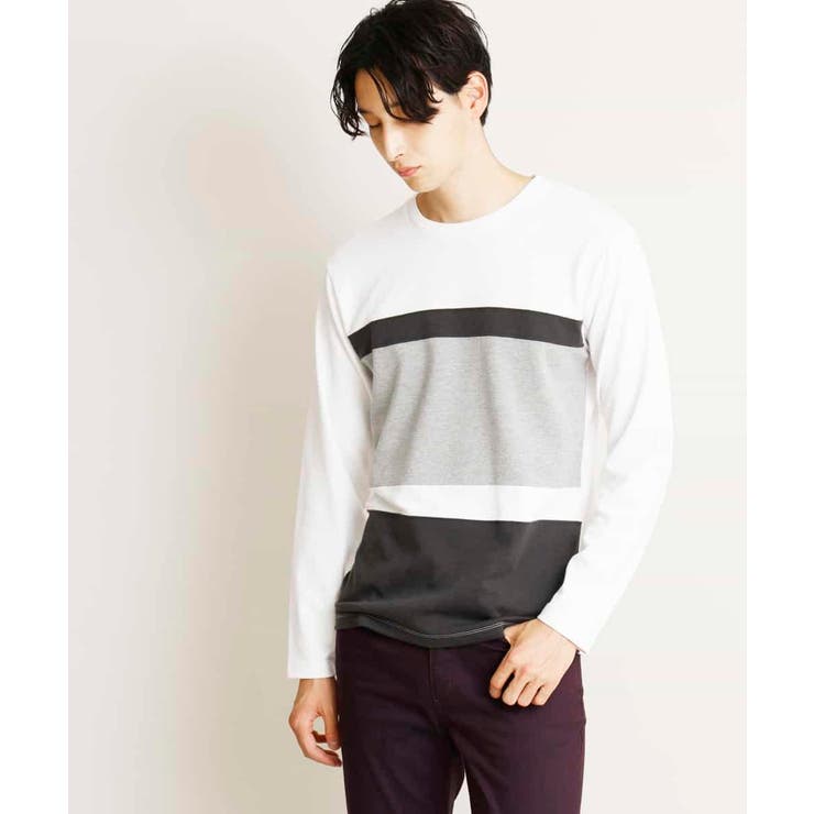 デザイン性アイテム 切り替えtシャツカットソー 品番 Itkw Mk Michel Klein Homme Outlet エムケーミッシェルクランオムアウトレット のメンズファッション通販 Shoplist ショップリスト
