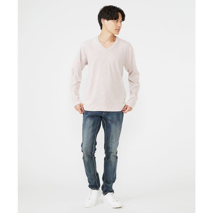 【WEB限定】楊柳クレープカットソー | MK MICHEL KLEIN homme | 詳細画像2 