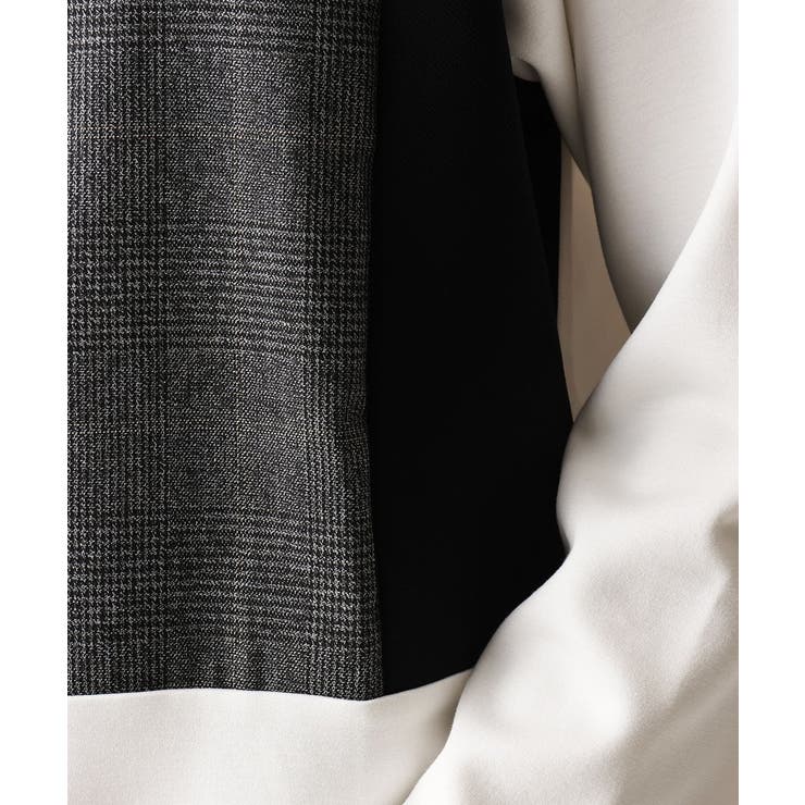 グレンチェックブロック切替パーカー | MK MICHEL KLEIN homme | 詳細画像13 