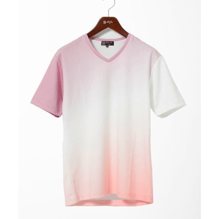 ピンク | グラデーションカットソー | MK MICHEL KLEIN homme