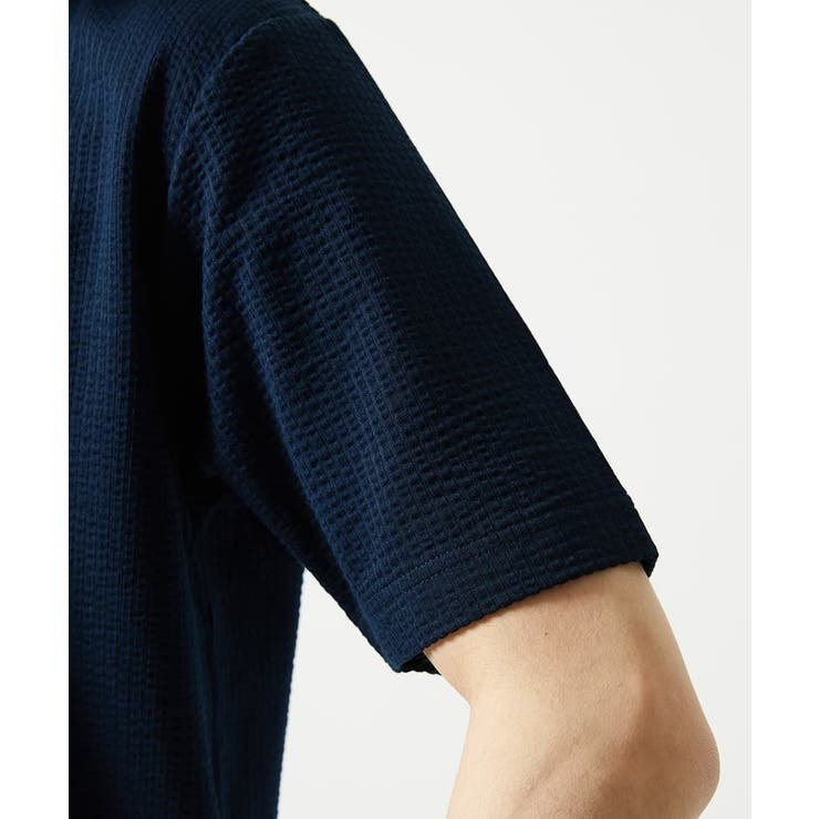 【洗える・サッカー素材】Vネックカットソー | MK MICHEL KLEIN homme | 詳細画像14 