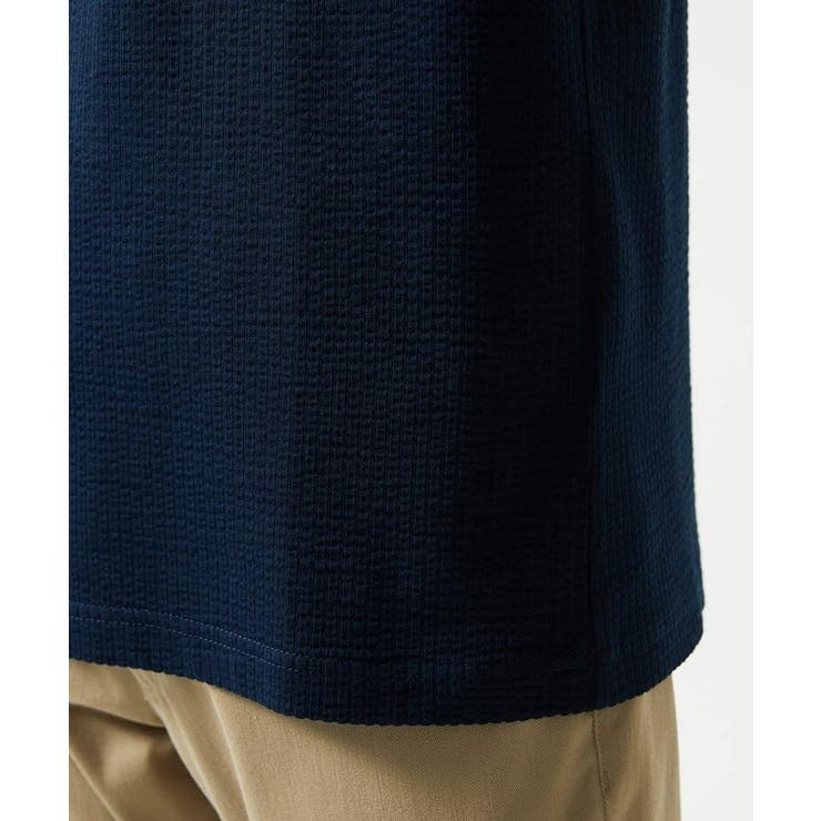 【洗える・サッカー素材】Vネックカットソー | MK MICHEL KLEIN homme | 詳細画像16 