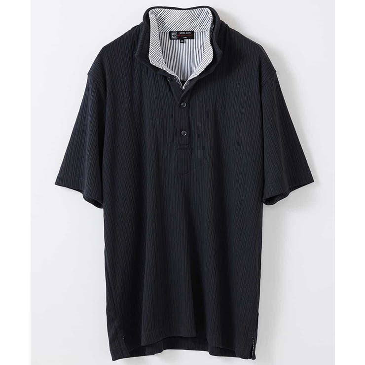 ERL ブラック レイヤード ポロシャツ M KWA0160RK3_01.jpg