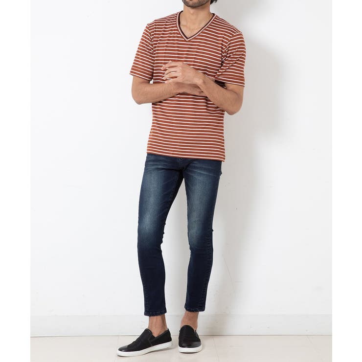 ＶネックボーダーＴシャツ | MK MICHEL KLEIN homme | 詳細画像11 