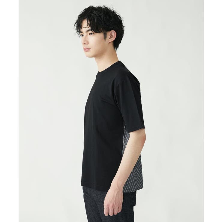 ブラック(94) | ドッキングカットソー | MK MICHEL KLEIN homme