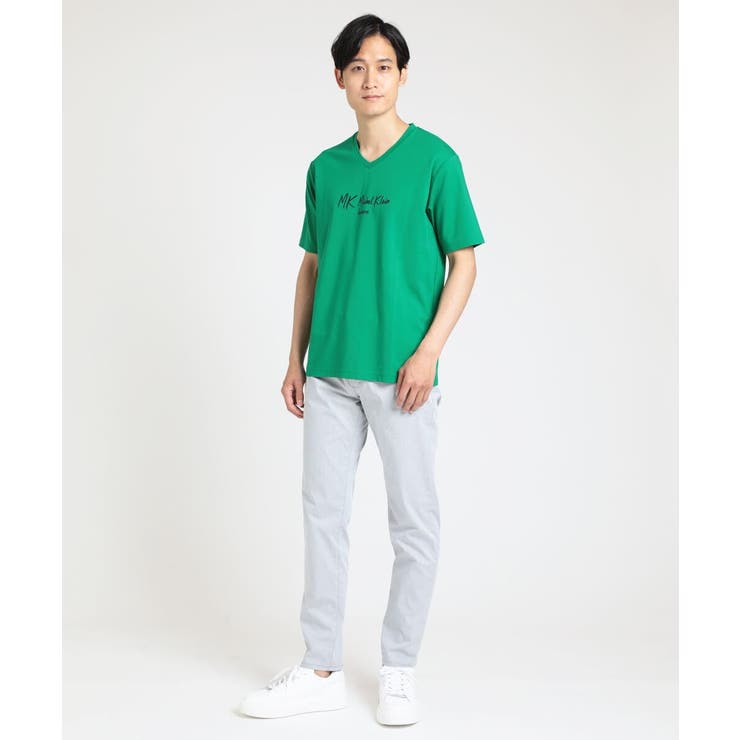 ブランドロゴカットソー / シルキーテンジク | MK MICHEL KLEIN homme | 詳細画像5 