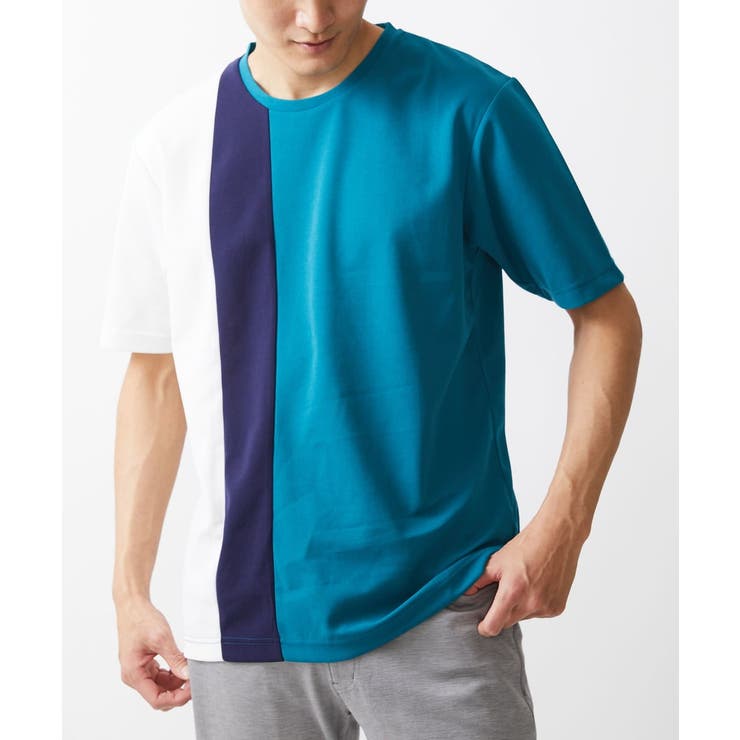 グリーン | アシンメトリーカットソー | MK MICHEL KLEIN homme