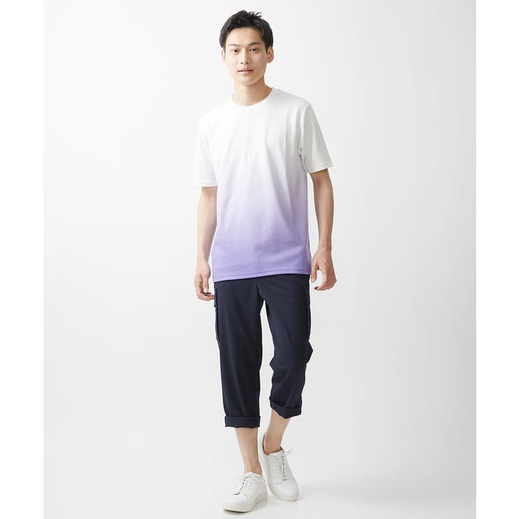 【大きいサイズあり】グラデーションカットソー / 昇華プリント | MK MICHEL KLEIN homme | 詳細画像9 