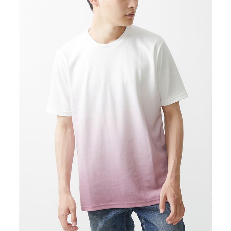 ピンク | 【大きいサイズあり】グラデーションカットソー / 昇華プリント | MK MICHEL KLEIN homme