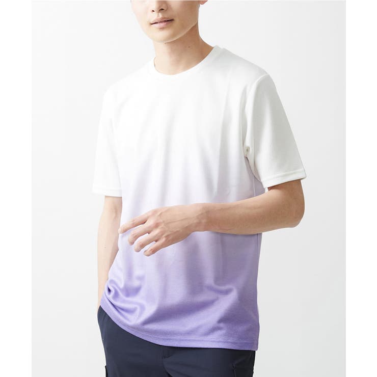 ブルー | 【大きいサイズあり】グラデーションカットソー / 昇華プリント | MK MICHEL KLEIN homme