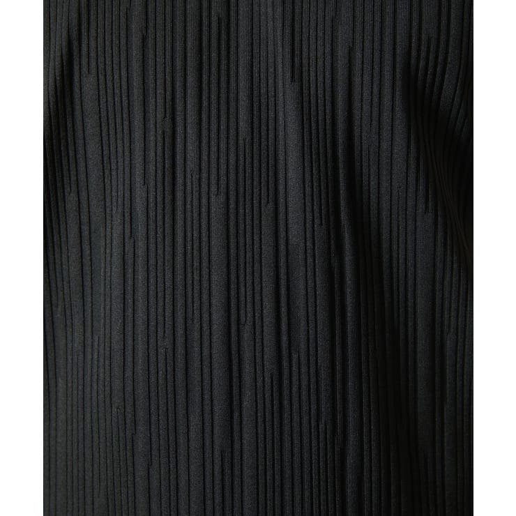 【残りわずか／洗える】3ＤストライプテレコＶネックＴシャツ | MK MICHEL KLEIN homme | 詳細画像16 