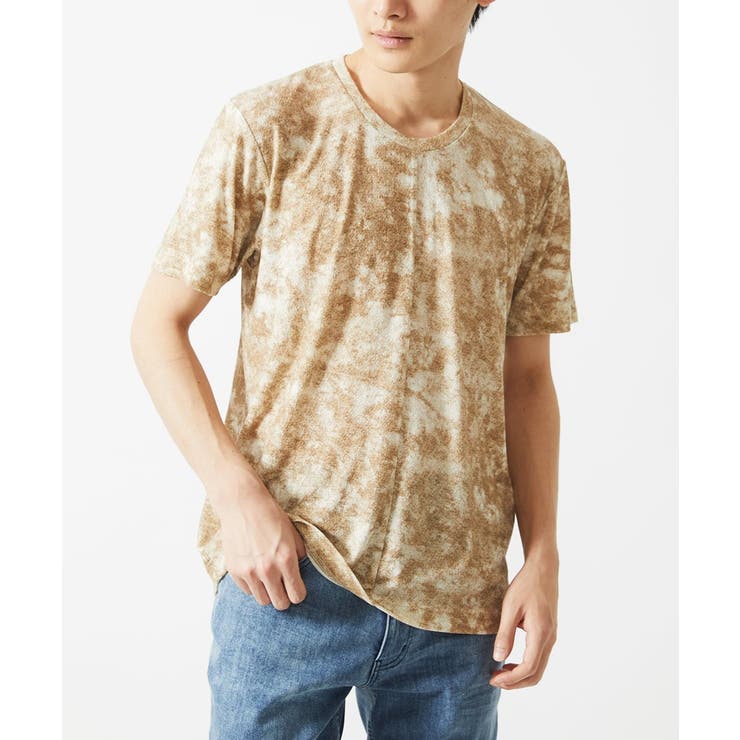 ベージュ | 【洗える】 ダスティーウォールTシャツ | MK MICHEL KLEIN homme