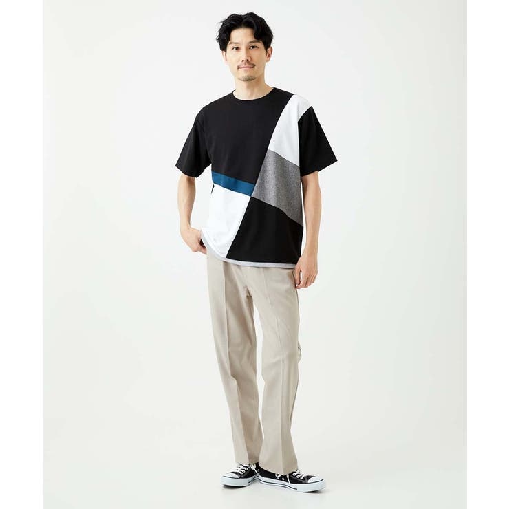 【接触冷感】COOLタッチブロックTシャツ | MK MICHEL KLEIN homme | 詳細画像11 