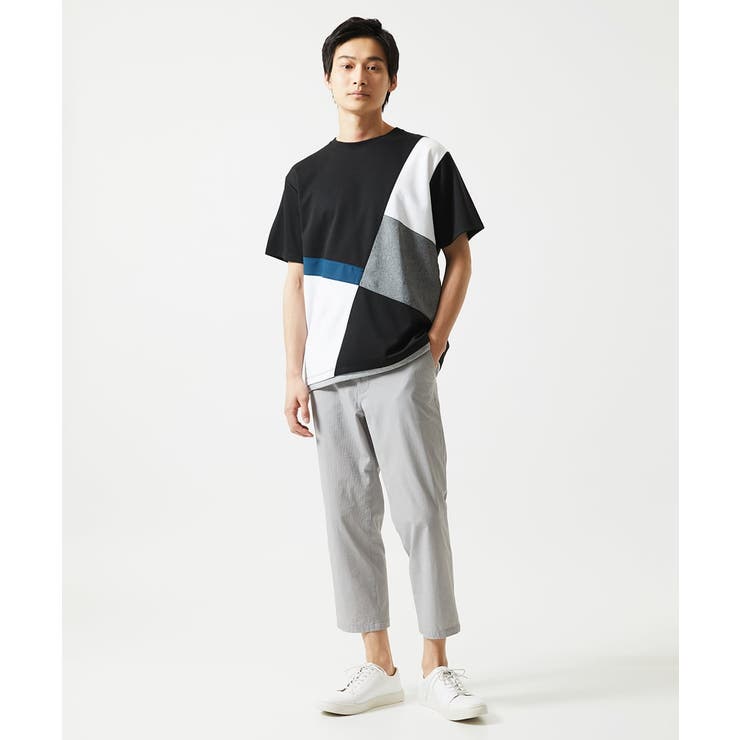 【接触冷感】COOLタッチブロックTシャツ | MK MICHEL KLEIN homme | 詳細画像16 